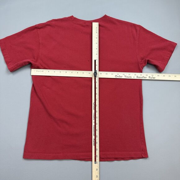 Vintage Looney Tunes Shirt Mens Small Red Sylvester Tweety Bird Bowl Pocket Tee - Picture 12 of 15